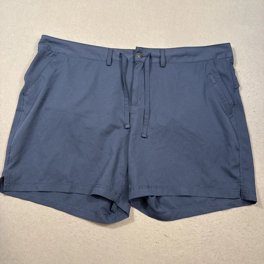 Magellan Outdoors Fish Gear Shorts Mens NAVY  Water‎ Repellent Fishing Size 2XL